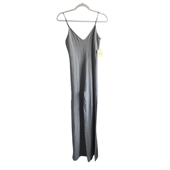 superdown
samantha wide leg jumpsuit, Slate Metallic Blue, New with Tags - Picture 2 of 6